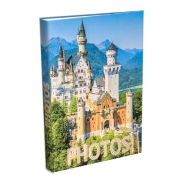 Imagem de Álbum de Fotos Pocket Tema Castelo Capa Dura 40 Fotos 10x15 cm Multicolorido