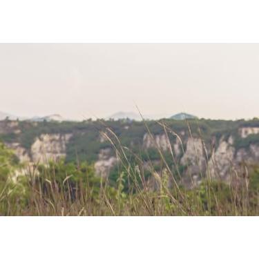 Imagem de Quadro Decorativo com Estampa Disused Mining Industry Landmark Chonburi Thailand 40 x 40 Papel 3 unidades