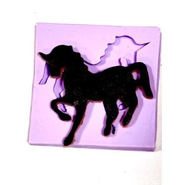 Imagem de Molde de silicone unicórnio para decorar f136 - CM