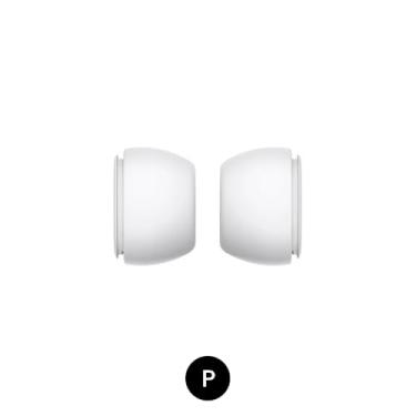 Imagem de Borrachinha de Silicone para Fone de Ouvido AirPods Pro com Tela de Proteção - Branco (P)