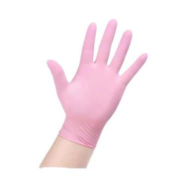 Imagem de Luvas De Nitrilo Rosa 20 50 100PCS Para Limpeza Doméstica, Cozinha, Cu
