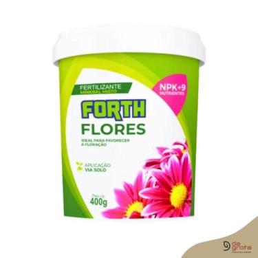 Imagem de kit 2 Adubo Forth Flores 400g  Mais Cores e Perfume no Seu Jardim