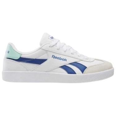 Imagem de Reebok Tênis unissex Smash Edge S, Glitchaqua White Twilightblue, 40.5 EU