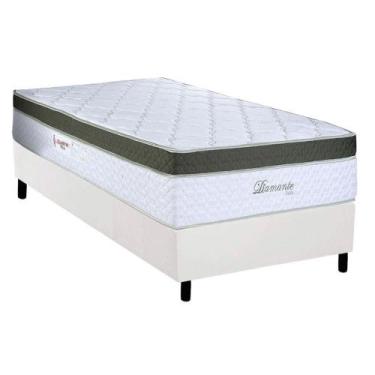 Imagem de Cama Box Solteiro: Colchão Molas Ensacadas Paropas Diamante Extra Whit