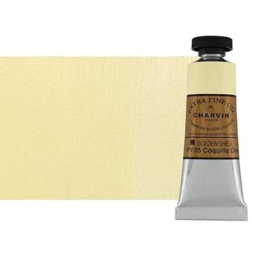 Imagem de Charvin Tinta a óleo extrafina – Tinta a óleo francesa profissional de luxo, exibindo os pigmentos da natureza, consistência cremosa com vivacidade – Tubo único de 20 ml – Golden Shell