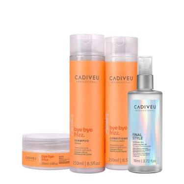 Imagem de Kit Cadiveu Professional Bye Bye Frizz Home Care e Final Style Oil G (4 produtos)