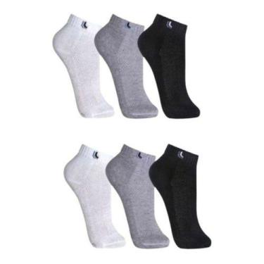 Imagem de Kit 6 Pares de Meias Cano Curto Lupo sport Original Algodão Premium, S