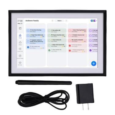 Imagem de AUNMAS Criação de Toque Inteligente de 10,1 Polegadas Smart Touchscreen Exibir Quadro de Parede do Calendário Digital Com Armazenamento e Aplicativo para Planejamento Familiar e (US Plug)