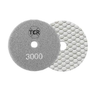 Imagem de Lixa Seca Colmeia Branca Diamantada Polir Marmore 100MM Pro - tcrabras