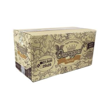 Imagem de Papel Toalha Interfolha 2 Dobras Folha Dupla Supreme 2.000 folhas 22,5