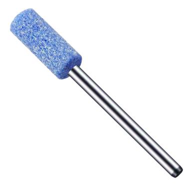 Imagem de Ponta Montada 6Mm Abrasiva Azul Haste 3Mm Micro Retífica