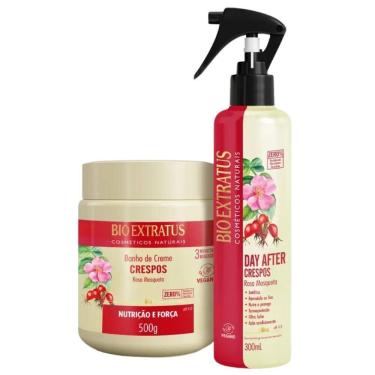Imagem de Kit Bio Extratus Crespos Banho De Creme 500G Day After 300G
