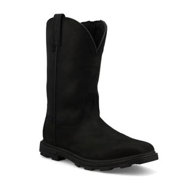 Imagem de Twisted X Bota feminina UltraLite X de 25,4 cm, bico quadrado largo com UltraLite X, Preto, 35