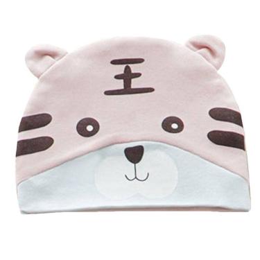 Imagem de Gorro Fantasia Para Bebê 17x14cm Urso Rosa