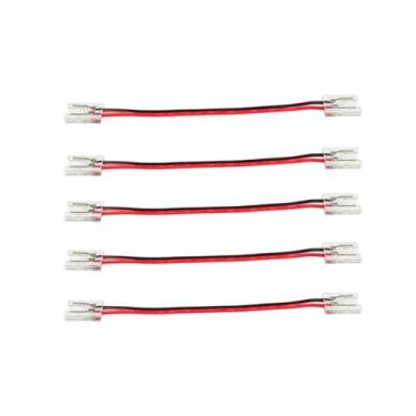 Imagem de Kit 5 Conector Emenda Fita Led Cob 2 Vias Monocor 5mm