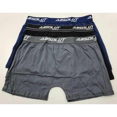 Imagem de Kit 3 Cuecas Boxer Plus Size GG2 Algodão Morone 106