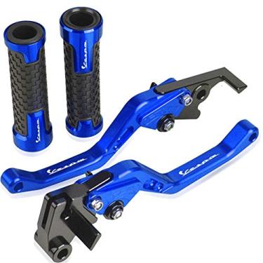 Imagem de Para Vespa GTS 125 250 300 Motocicletas Pegas Guiador CNC Travão Curto Alavanca de Embreagem Granturismo 125 200 S125 S150 Alavanca de Embreagem de Freio de Motocicleta (Cor: Ouro)