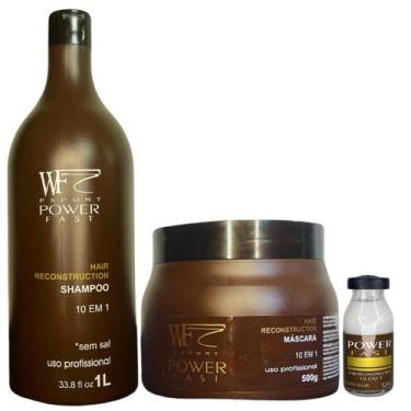 Imagem de Kit Shampoo, Máscara e Ampola SOS Capilar para cabelos com Pré e Pós Q