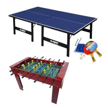 Imagem de Combo Salão de Jogos com Mesas Ping-Pong e Pebolim 10051072 - KLOPF