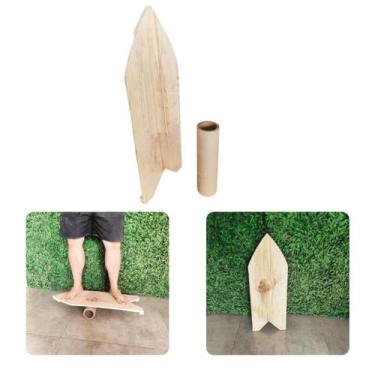 Imagem de Balance Board Surf Travas Funcional Prancha De Equilibrio Natural - Lo