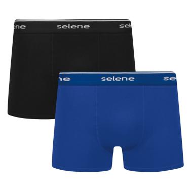 Imagem de Kit 2 Cuecas Boxer Selene Algodão Masculino