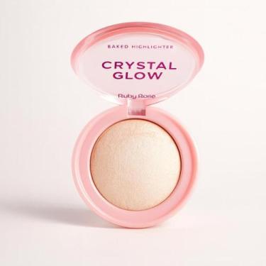 Imagem de Iluminador Facial Efeito Bronzeado Crystal Glow Ruby Rose, RADIANT PEA
