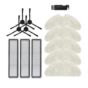 Imagem de Roller/Side Brush Accessories Compatible With Dreame D10s / D10s Pro Robot Vacuum Cleaner Wahable Hepa Filter Mop Cloth Rags Replacement(Set13)