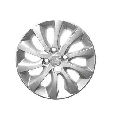 Imagem de Calota Aro Grid 15 Fiat Idea 14/15 Prata Cubo Padrao Fixacao Parafuso Grid 225Cpptau.