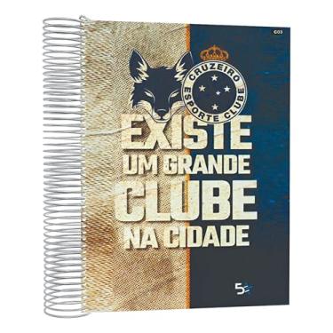 Imagem de Caderno Cruziro 10 Matérias Capa Dura Pautado Com Adesivos S5