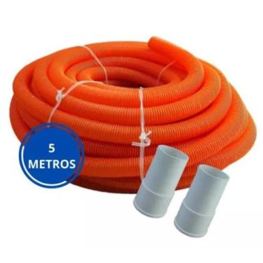 Imagem de Mangueira Siliconada (5 Metros) Com Ponteira Para Piscina Igui - AZUL 