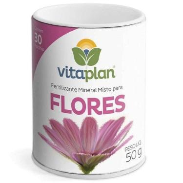 Imagem de Fertilizante Mineral Misto em Pastilhas Vitaplan para Flores 50G