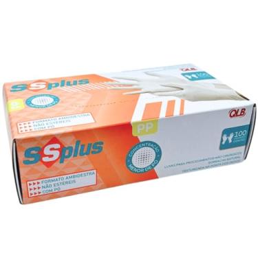 Imagem de LUVA LATEX "PP" COM PÓ C/100 - SSPLUS