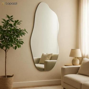 Imagem de Espelho 150X40cm Corpo Inteiro Decorativo Para Quarto Banheiro Sala Cl