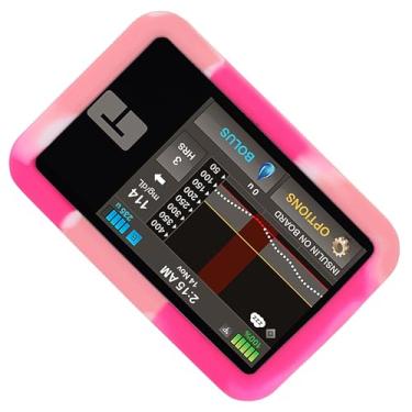 Imagem de Nova capa de silicone premium (não é necessário remover a capa para substituir o cartucho) para tandem t: Slim X2 bomba de insulina (mista-rosa)