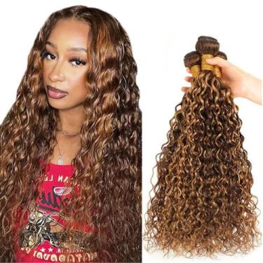 Imagem de Pacotes de cabelo ZevPiul P4/27 Water Wave 55 60 65cm Brazilian