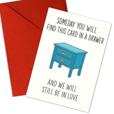 Imagem de Someday You'll Find This In A Drawer And We Will Still Be In Love Cartão, presente romântico para marido, esposa, namorado, namorada, nota de amor sincero, amor duradouro, Forever Together 20 x 13 cm
