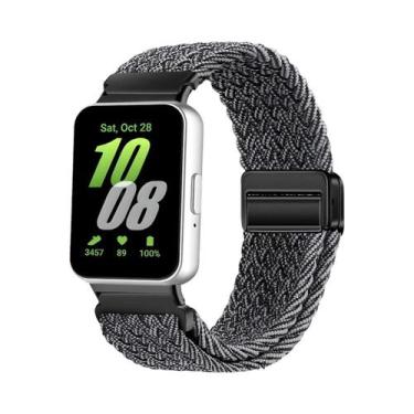 Imagem de Pulseira Magnética Ajustável De Nylon Para Samsung Galaxy Fit3, Acessó