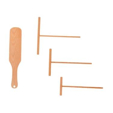Imagem de FytStycale Kit de 4 peças de espalhador de crepe e espátula Dosa, ferramenta de confeitaria, utensílios práticos para cozinhar panquecas, máquina de crepe para