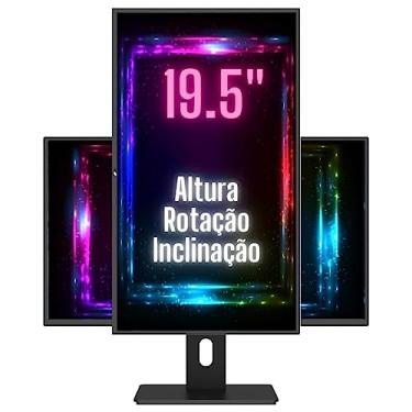 Imagem de Monitor 19.5" FOX LED Ajuste de altura, rotação, inclinação, Widescreen, 2ms, 75Hz, HD+, HDMI, VESA, FOX