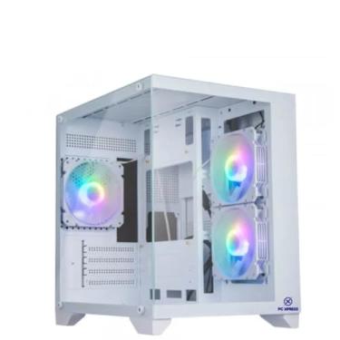 Imagem de PC GAMER AQUARIO BRANCO RYZEN 5 5500, 16GB DDR4, NVME 1TB, RX 6600 8GB