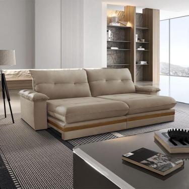 Imagem de Sofá Avalon 02 Módulos De 120cm Br25cm Meu Sofá Online A226 Linho Bege