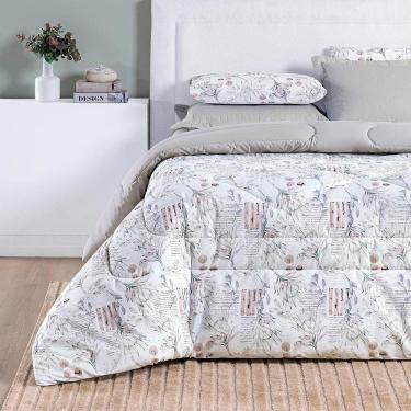 Imagem de Edredom King Cotton Select Dupla Face 200 Fios 1 Peça - Protea