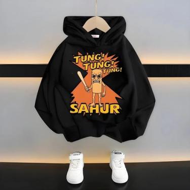 Imagem de Moletom Infantil Italian Brainrot Com Estampa De Desenho Animado, Mang