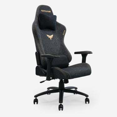Imagem de VENTUVIBE Cadeira para jogos 4D apoios de braço ajustáveis - reclinável 155° e capacidade de 145 kg, cadeira de computador ergonômica de encosto alto com suporte lombar, cadeira de escritório de