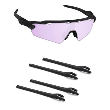 Imagem de Handwith 2 pares de meias de silicone macio para óculos de sol Oakley Radar EV Path/Radar EV Path Ajuste Asiático/Radar EV Pitch, Antiderrapante Ajuste Conforto Óculos Grips Kit de Substituição de