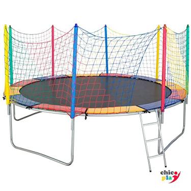 Imagem de Cama Elástica 3,66m Chicoplay Lona Preta Com Emenda Nacional