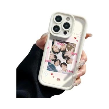 Imagem de 1 PC KPOP B-Bts Capa de telefone para iPhone 16 15 14 13 Pro Max 11 12