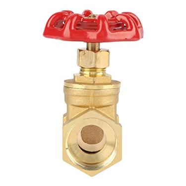 Imagem de FTVOGUE Válvula de Gaveta de 232 PSI, Válvula de Gaveta de Latão DN20 BSPP G3/4 de Eclusa Rotativa de 2 Vias para água, óleo e Gás, Fácil de Abrir e Fechar, Adequada para Equipamentos Mecânicos,