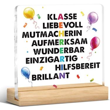 Imagem de Presentes inspiradores para mulheres, placa de acrílico de afirmação positiva, presentes motivacionais para amigos, colegas de trabalho, filha, irmã