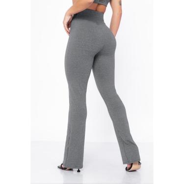 Imagem de Calça Flare Bailarina suplex boca De Sino cintura Alta WOLFOX-Feminino